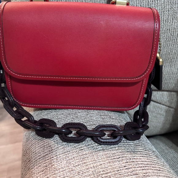 Coach Rogue Top Handle In Colorblock w/long strap - Picture 5 of 8
